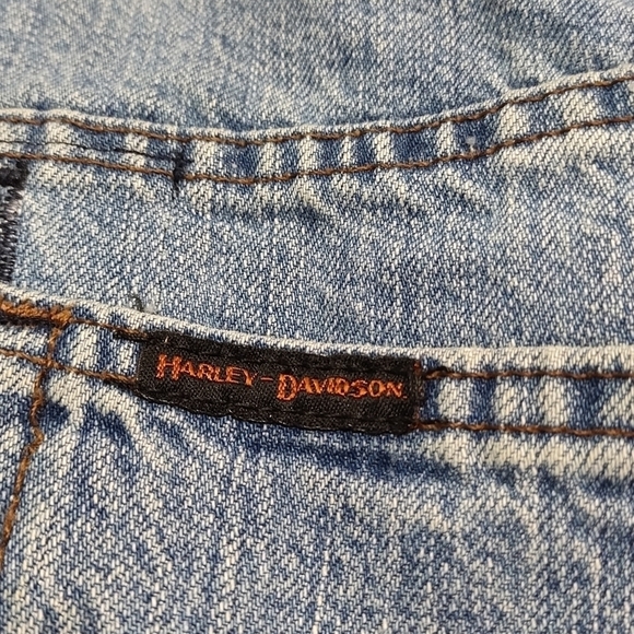 Harley-Davidson Men's Blue Denim Jean Size 38X30 - Picture 10 of 15